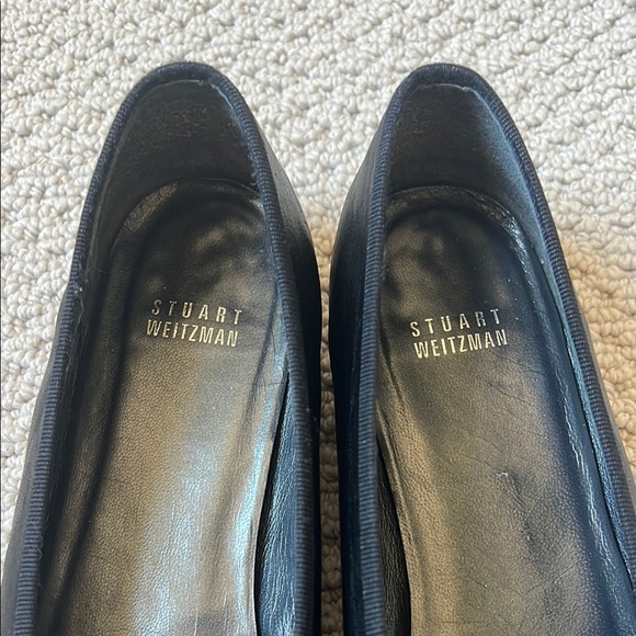 Elegant Black and Brown Stuart Weitzman Flats - Picture 8 of 10